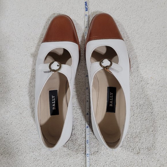 Bally flat leather donia made in Italy shoes - Picture 8 of 11